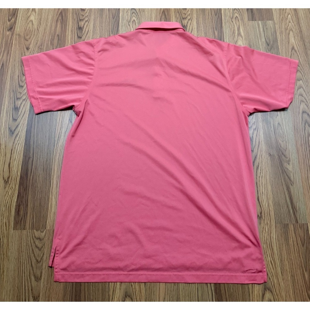 Peter Millar Polo Shirt Mens XL Sea Island Performance Knit Pink Golf - Picture 10 of 10